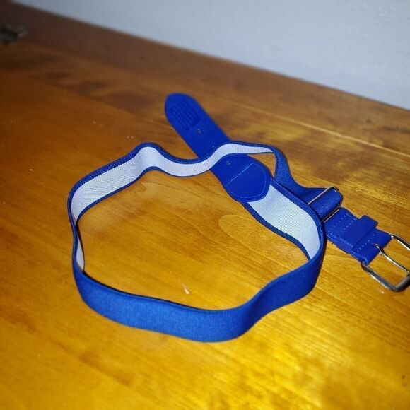 Adidas Stretch Belt Blue Silver Golf Elast… - Picture 5 of 7